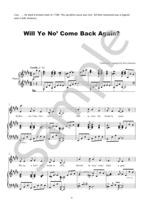 I Landed with Seven Men (Vocal Score)
