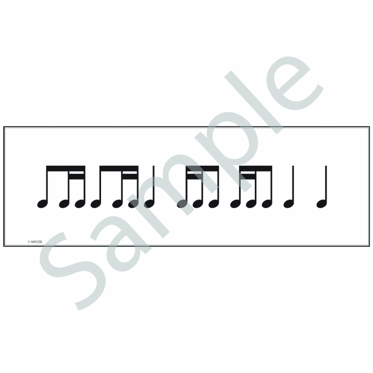 Rhythm Flashcards Set 4 NYCOS
