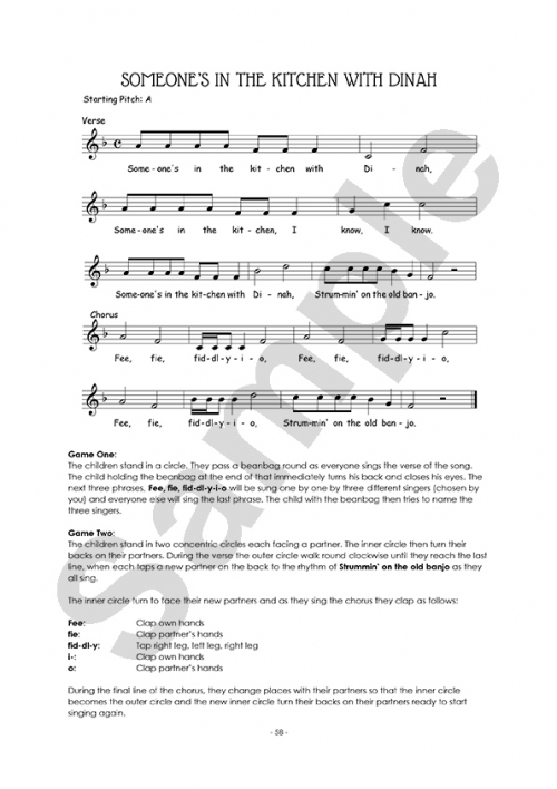 Singing Games & Rhymes for Middle Years 1